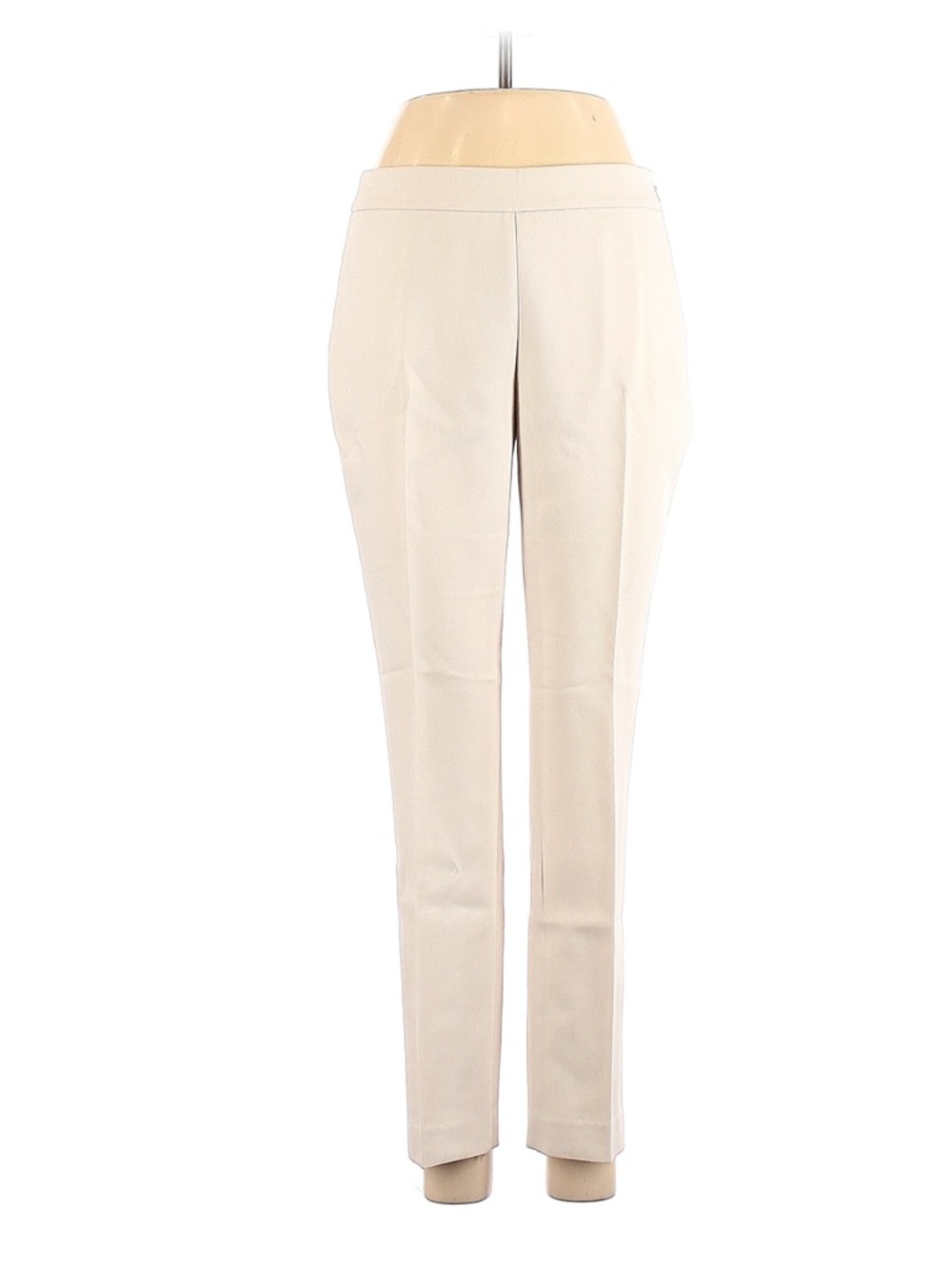 Kate Spade Slim Straight Cream Women's Cigarette Pants 4